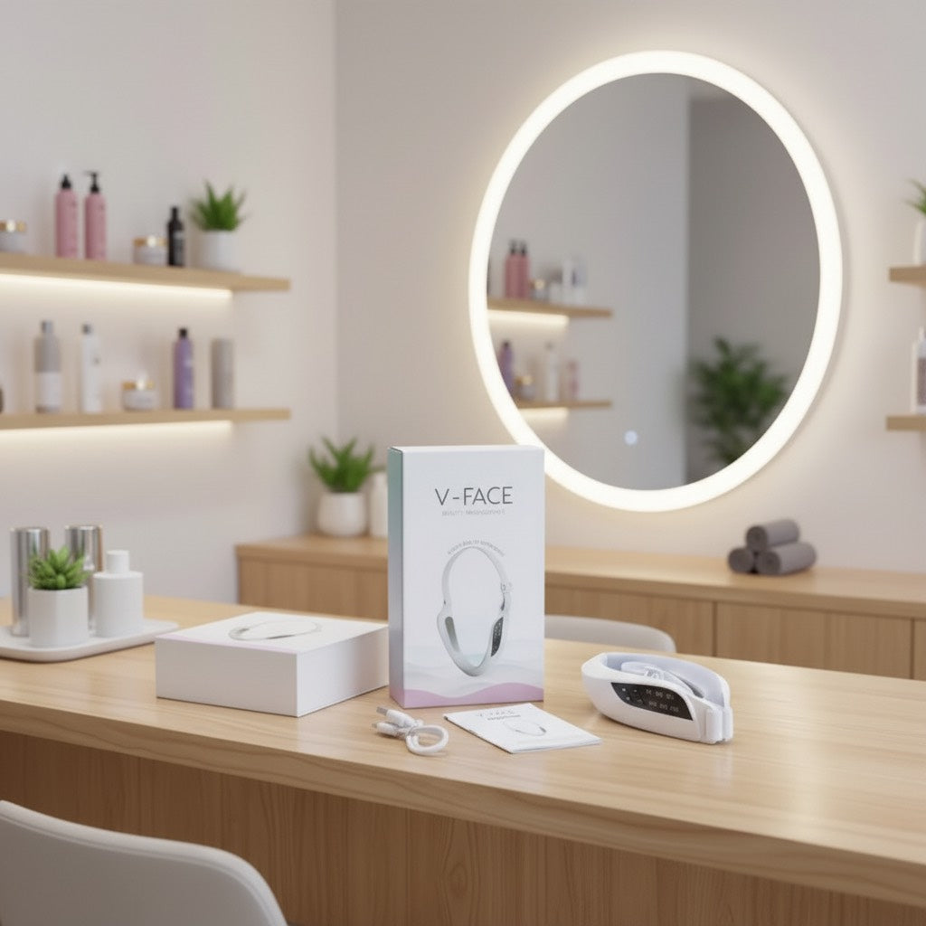 Zyntra V-Line Massager – EMS Facial Lifting, LED Therapy & Slimming Device