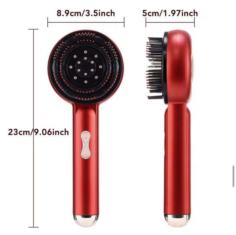 Zyntra Hair Renewal Comb – Red Light Therapy, Vibration Massage & Growth Booster