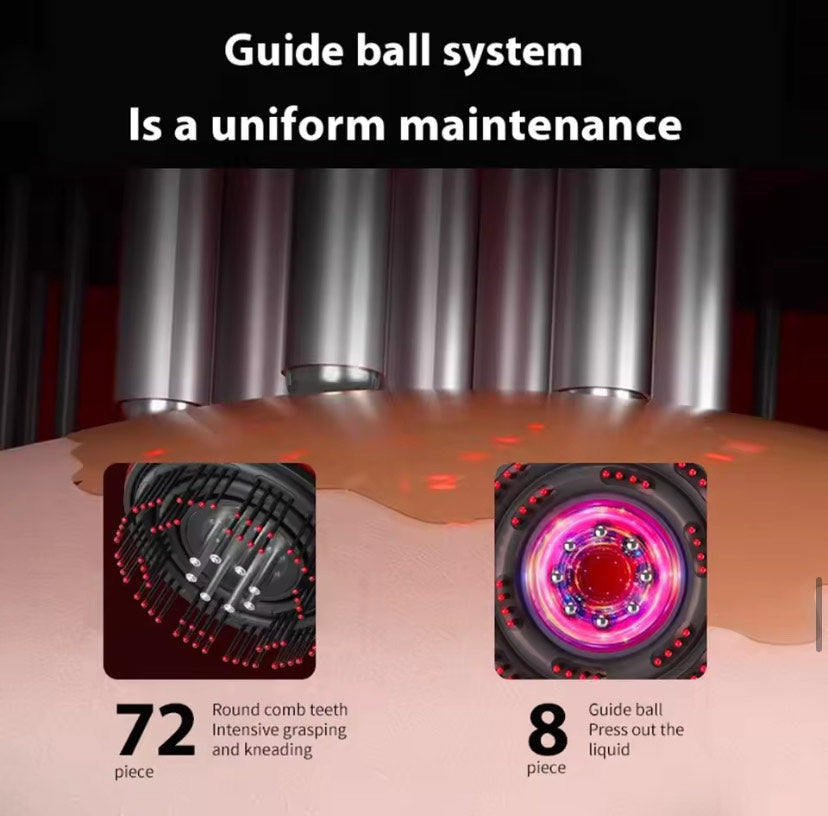 Zyntra Hair Renewal Comb – Red Light Therapy, Vibration Massage & Growth Booster