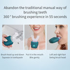 Zyntra Adult Sonic Brush – 360° U-Shaped Electric Toothbrush for Smarter, Deeper Cleaning