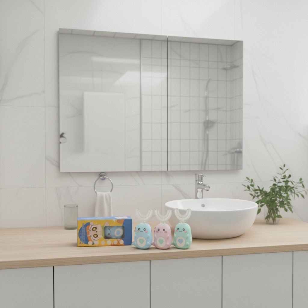 Zyntra Kids Toothbrush – 360° U-Shaped Smart Sonic Brush for Cleaner, Happier Smiles